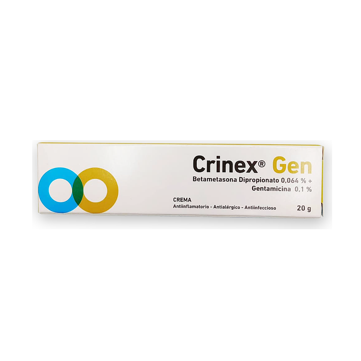 Crinex gen crema caja pomo x 20 g.