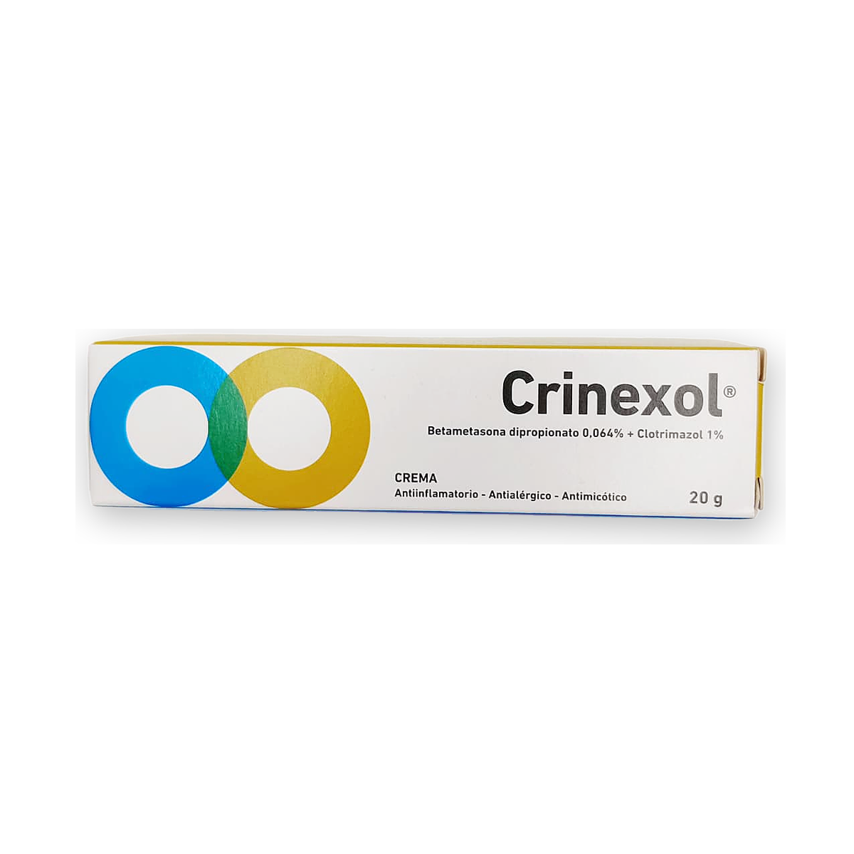 Crinexol crema caja pomo x 20 g.