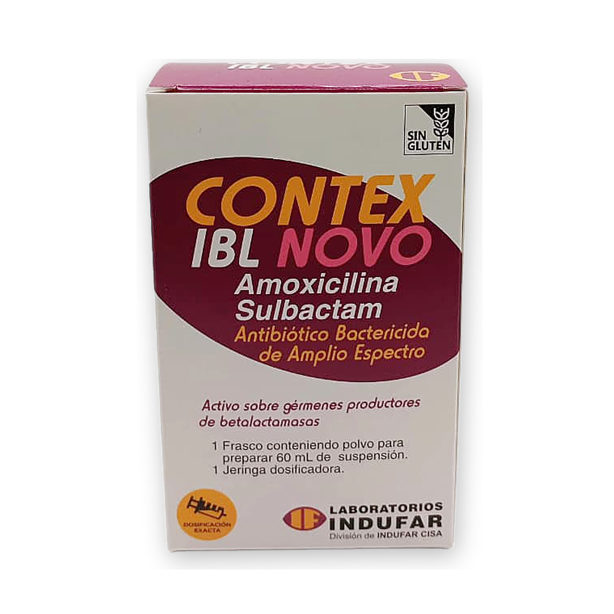 Contex ibl novo polv. p/susp. ext. caja x 1 fco. x 60 ml. +