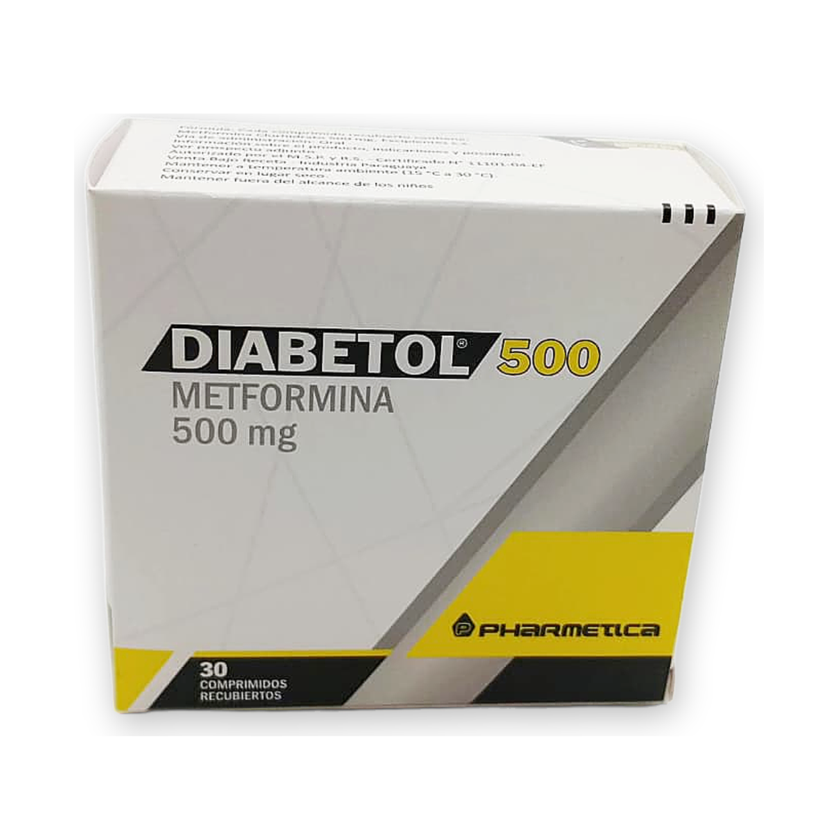 Diabetol 500 comp. rec. caja x 30