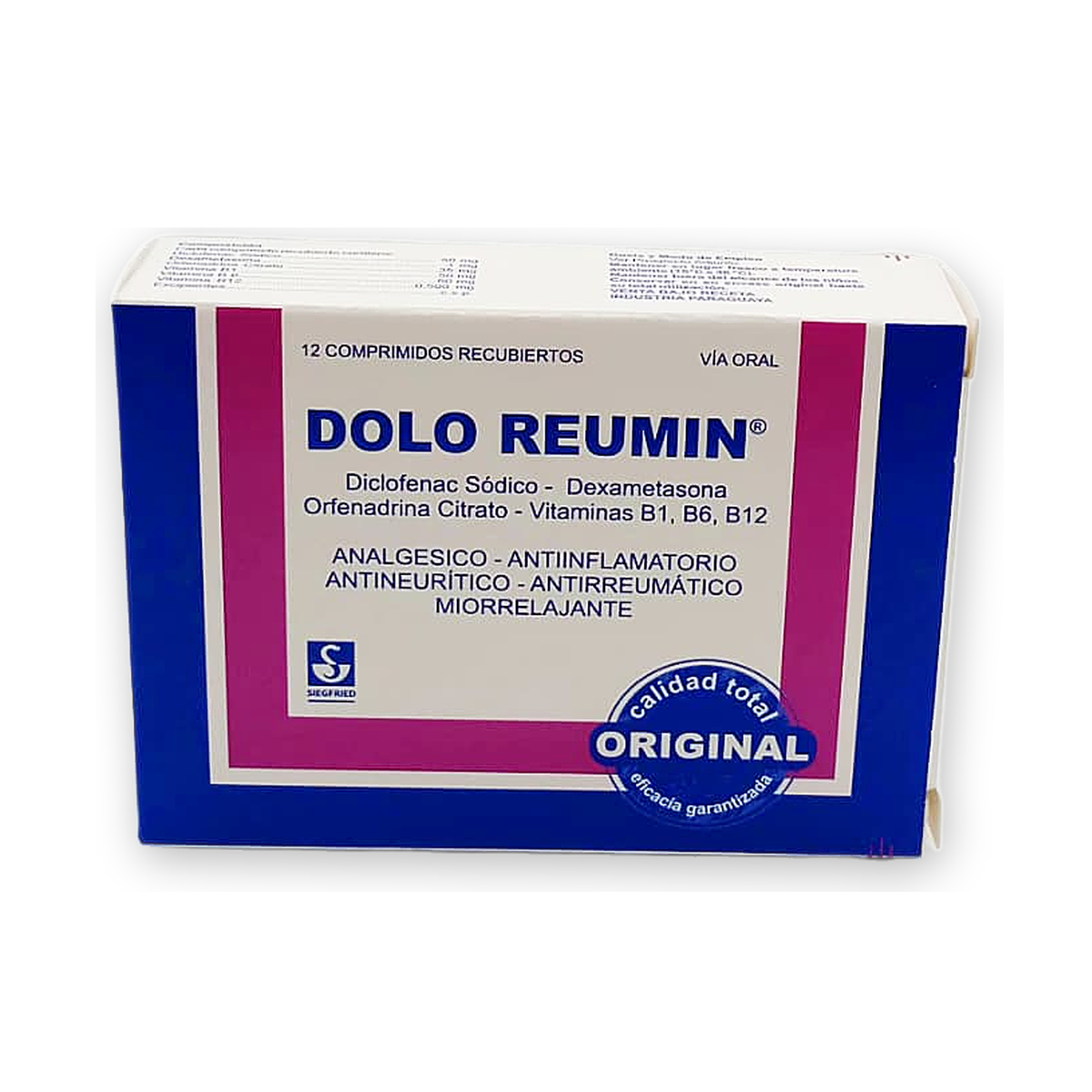 Dolo reuma comp. rec. caja x 12