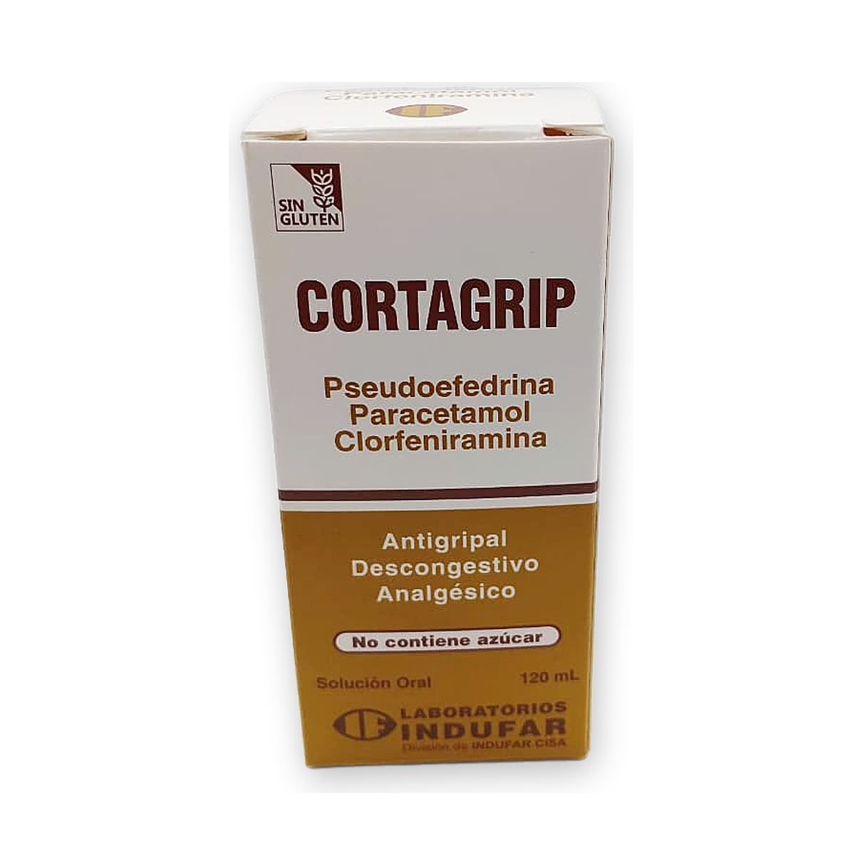 Cortagrip sol. oral caja fco. x 120 ml. + vas. dosif.