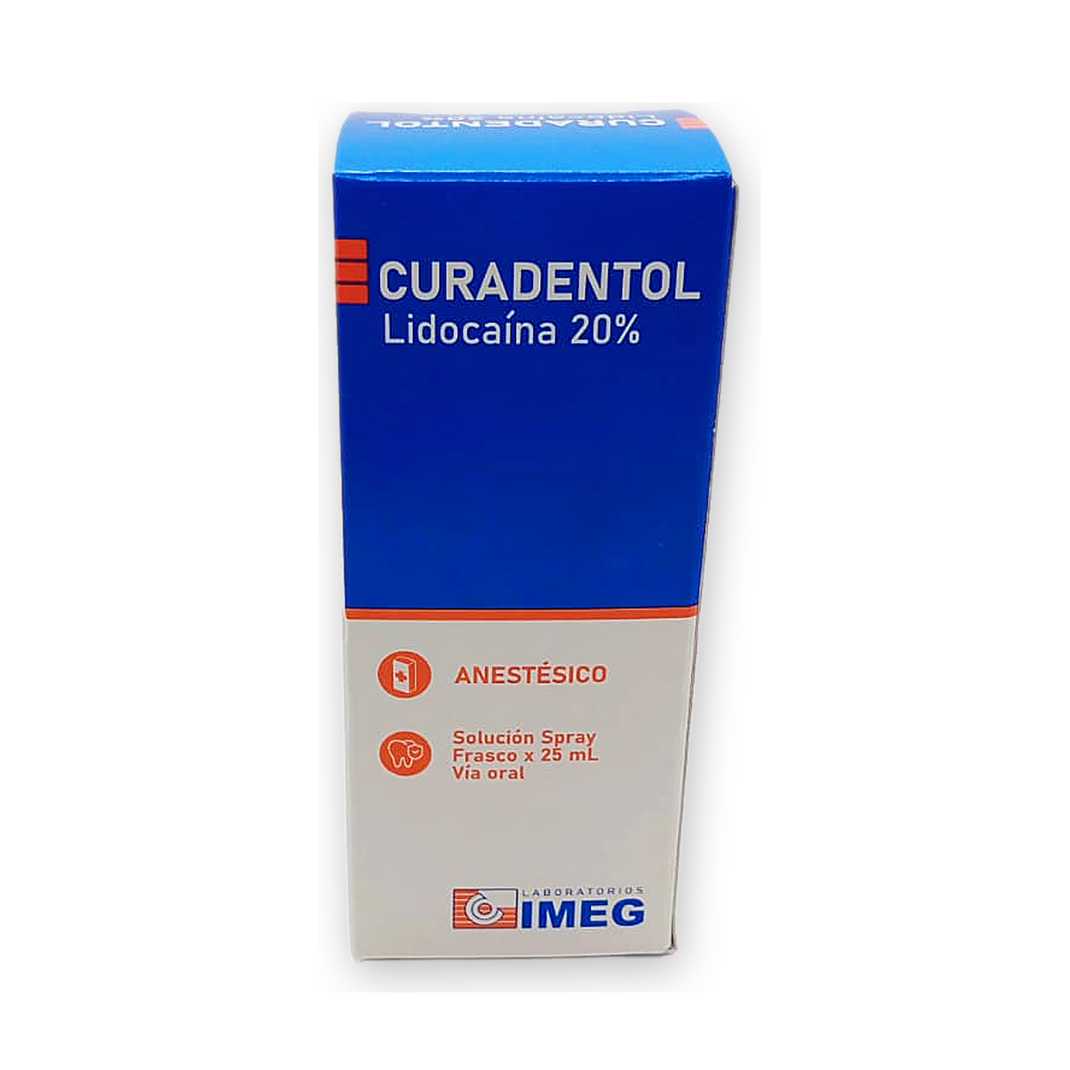 Curadentol sol. spray caja fco x 25 ml.