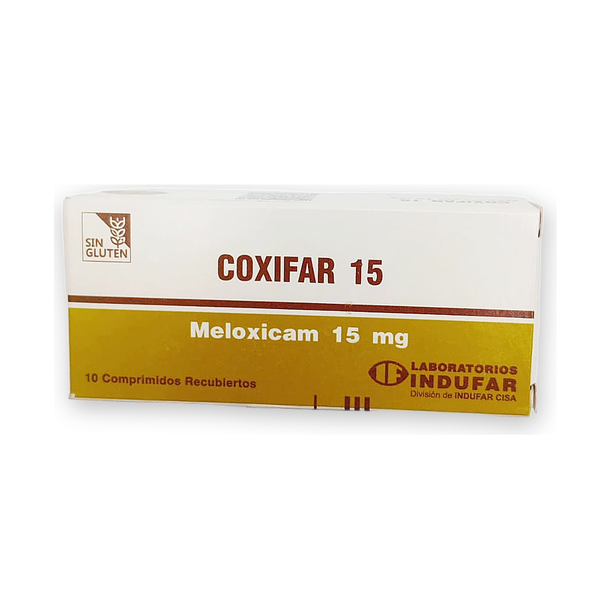 Coxifar 15 mg. comp. rev. caja x 10