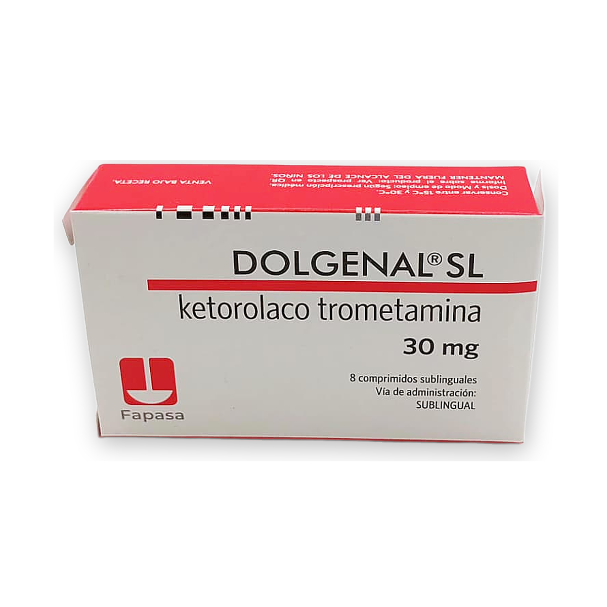 Dolgenal sl 30 mg.sublinguales caja x 8 comp