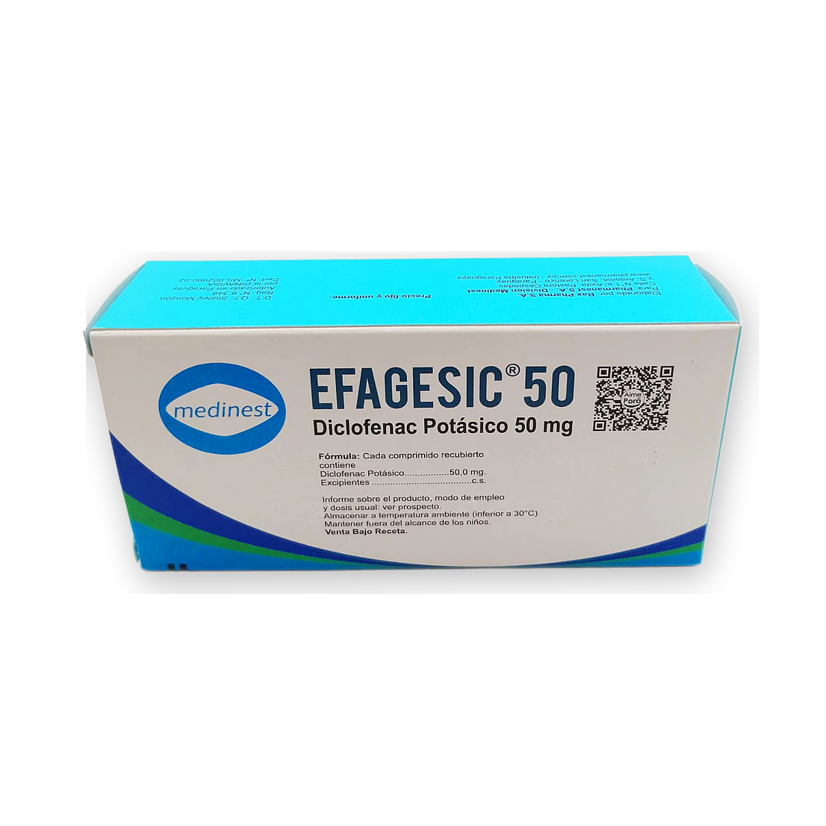 Efagesic 50 comp. rec. caja x 20
