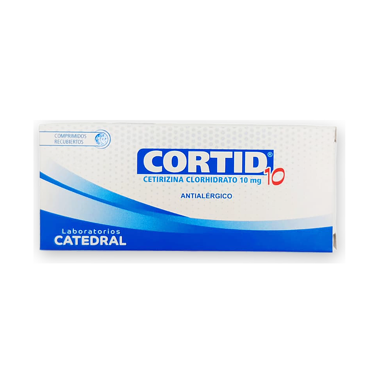 Cortid 10 comp. rec. caja x 10
