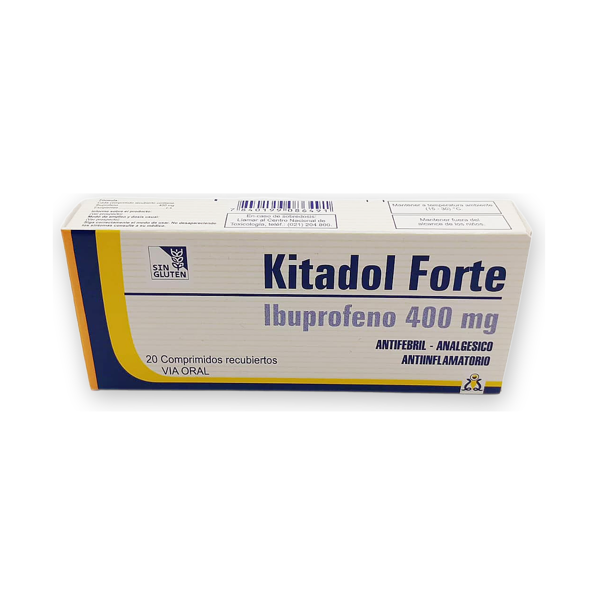 Kitadol forte comp. rec. caja x 20