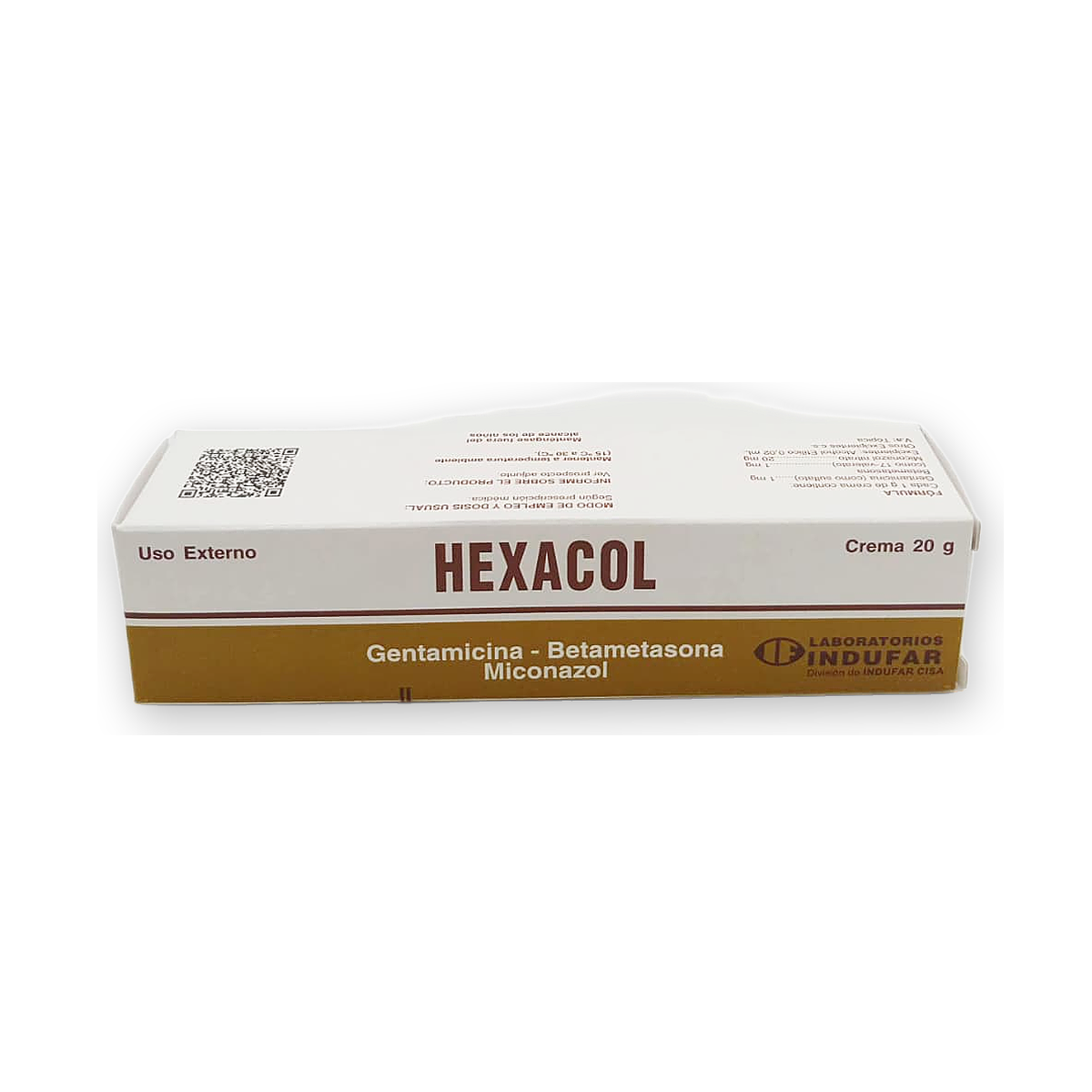Hexacol crema caja pomo x 20 g.