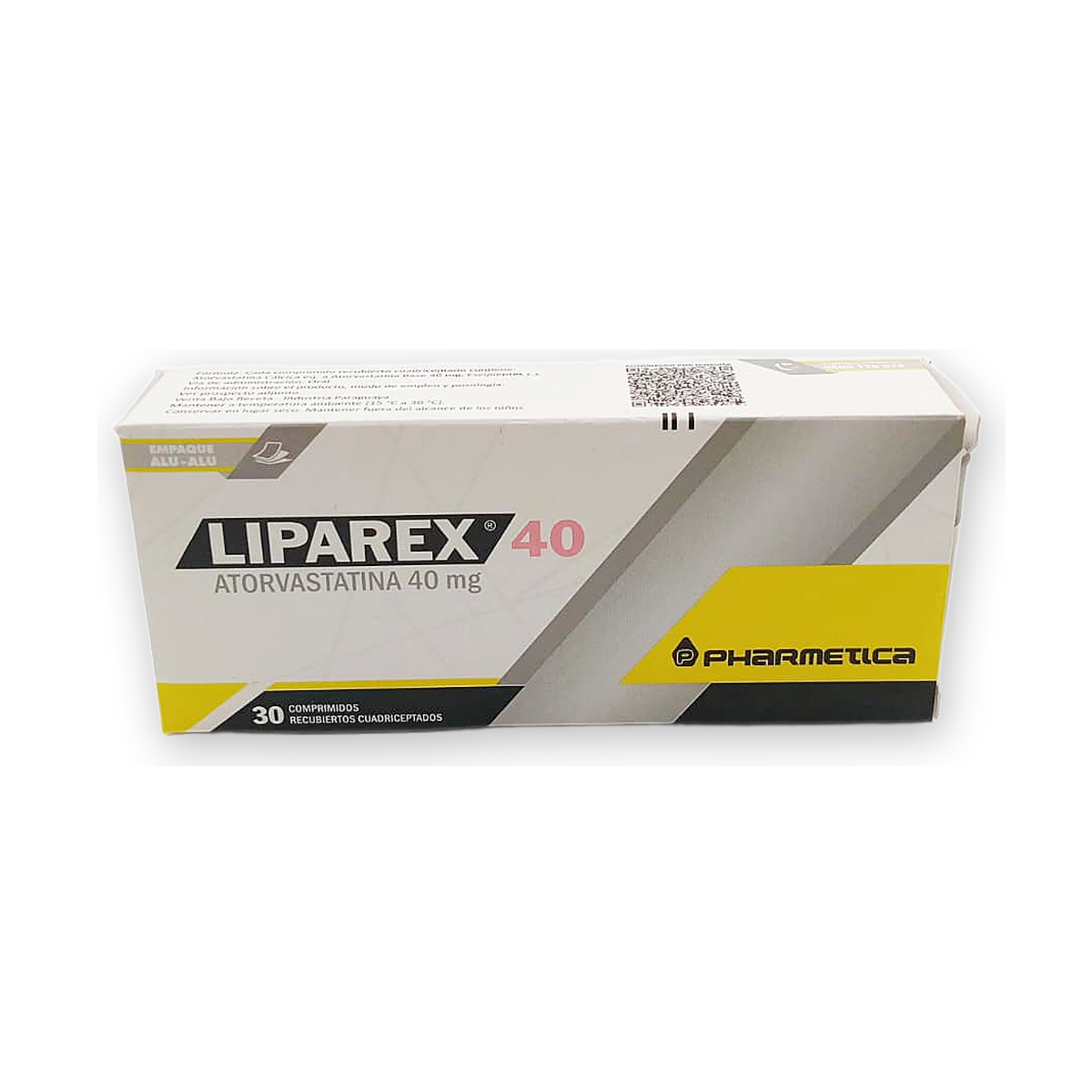 Liparex 40 comp. rec. cuadric. caja x 30