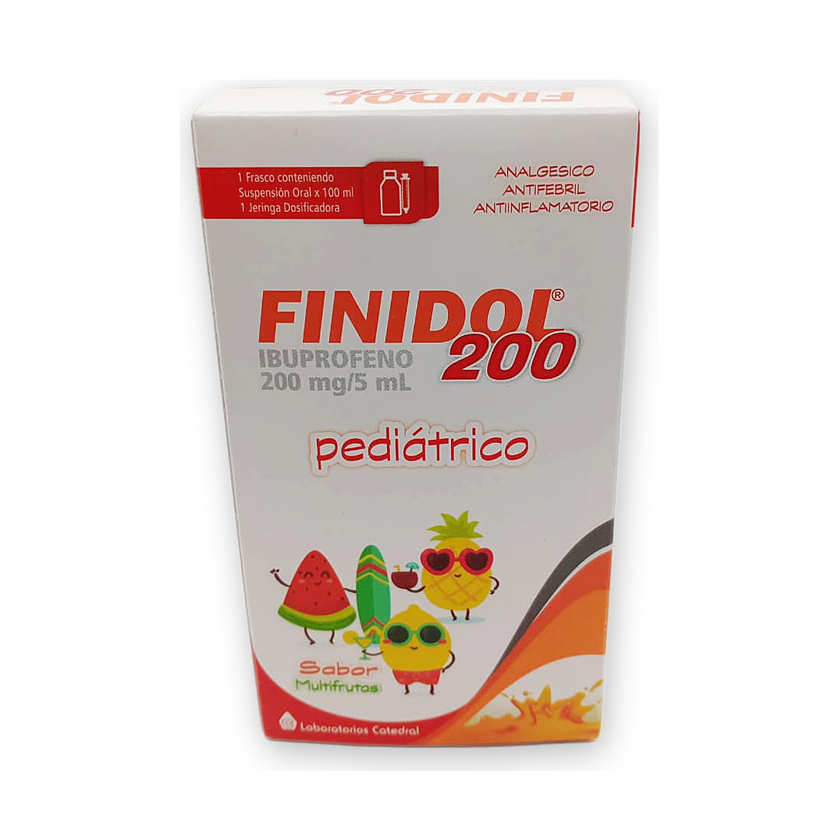 Finidol 200 susp. caja fco. x 100 ml. + jer. dosif.