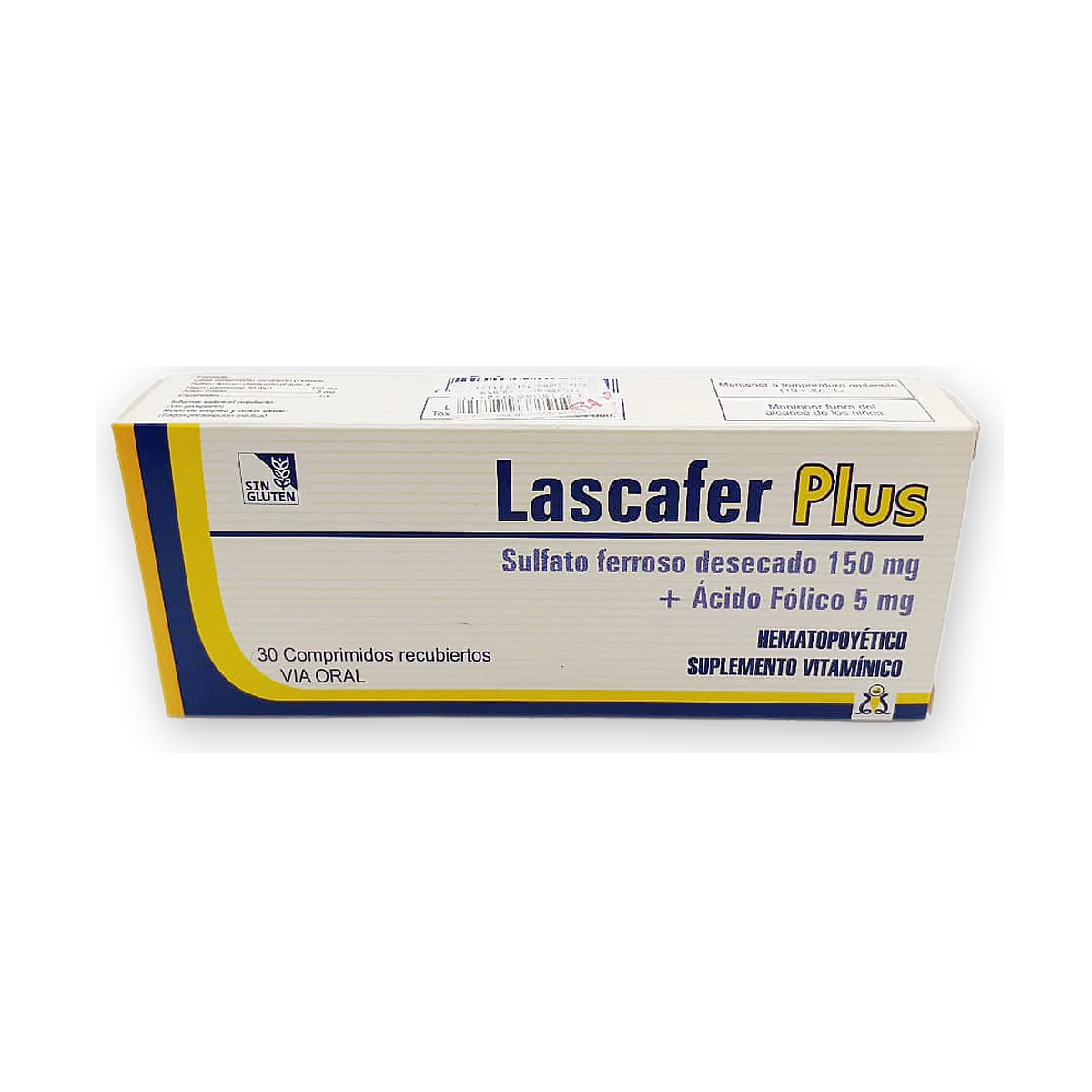 Lascafer plus comp. rec. caja x 30