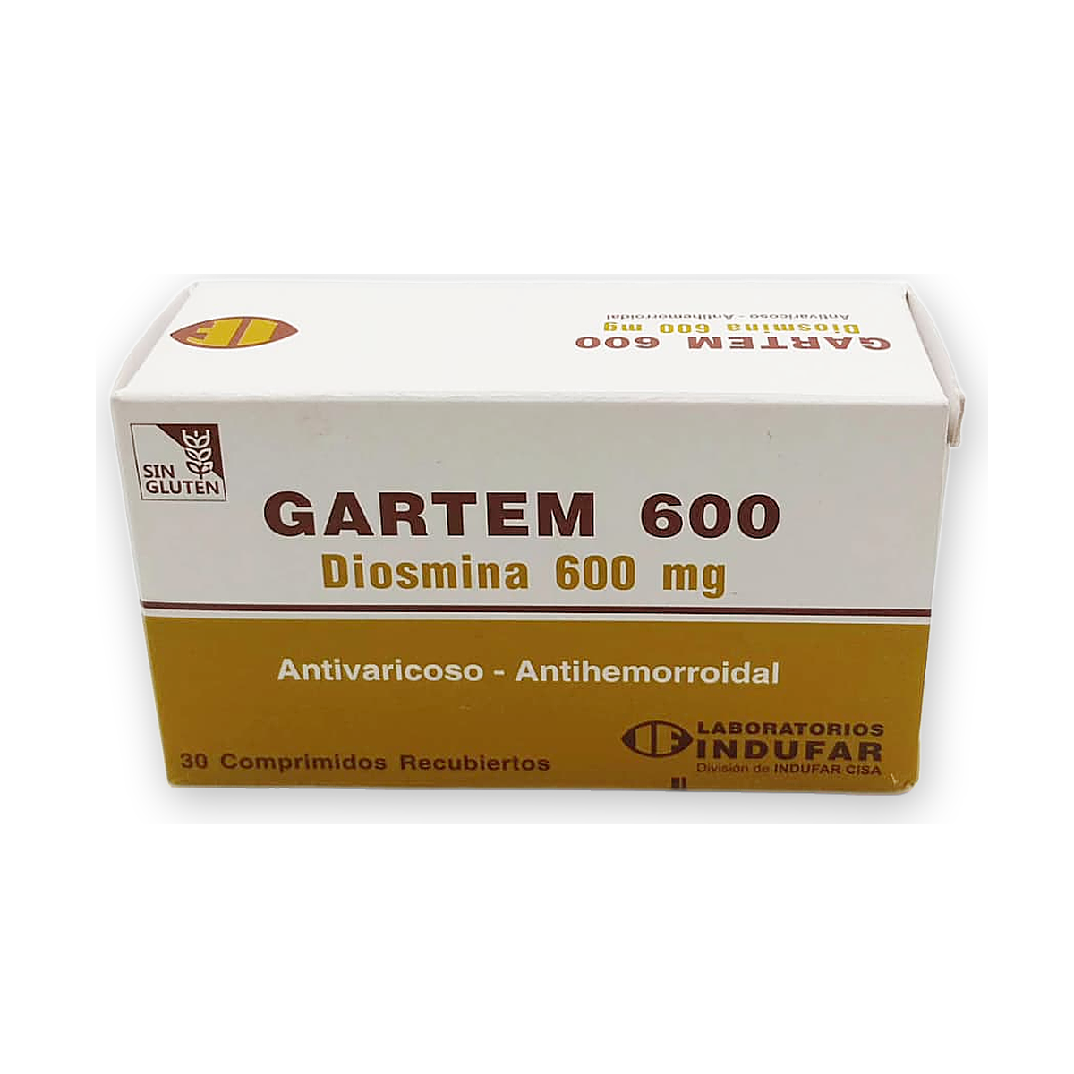 Gartem 600 comp. rec. caja x 30