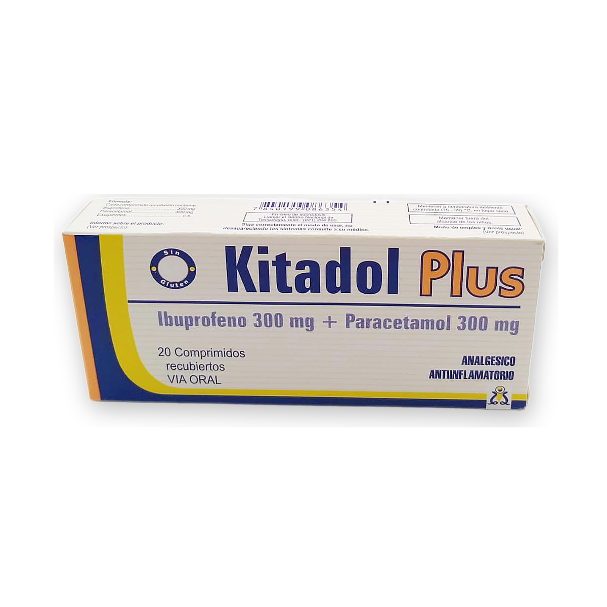 Kitadol plus comp. rec. caja x 20