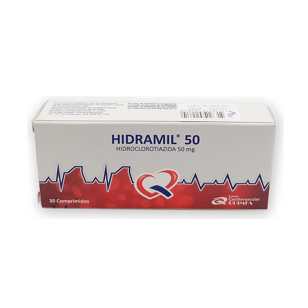 Hidramil 50 comp. caja x 30