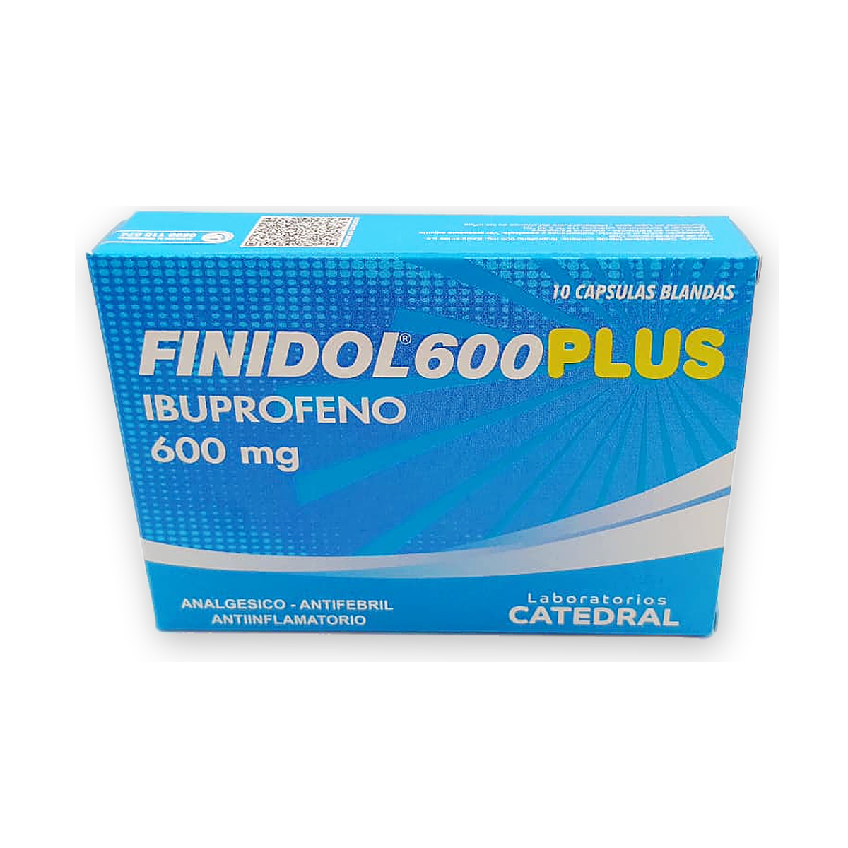 Finidol 600 plus caps. blan. caja x 10