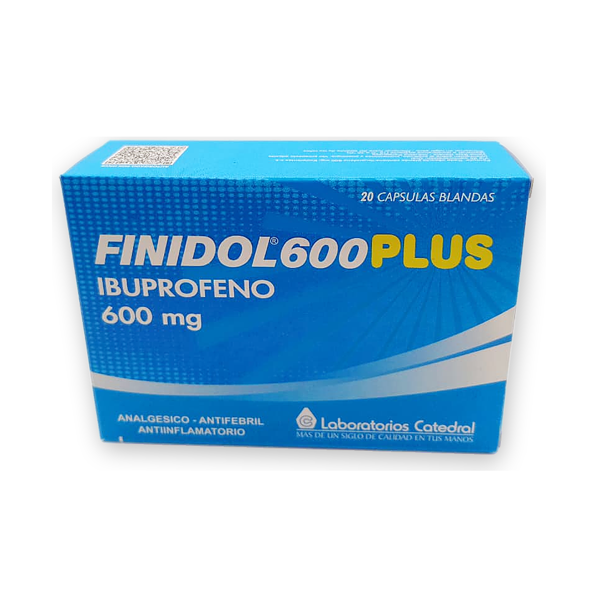 Finidol 600 plus caps. blan. caja x 20