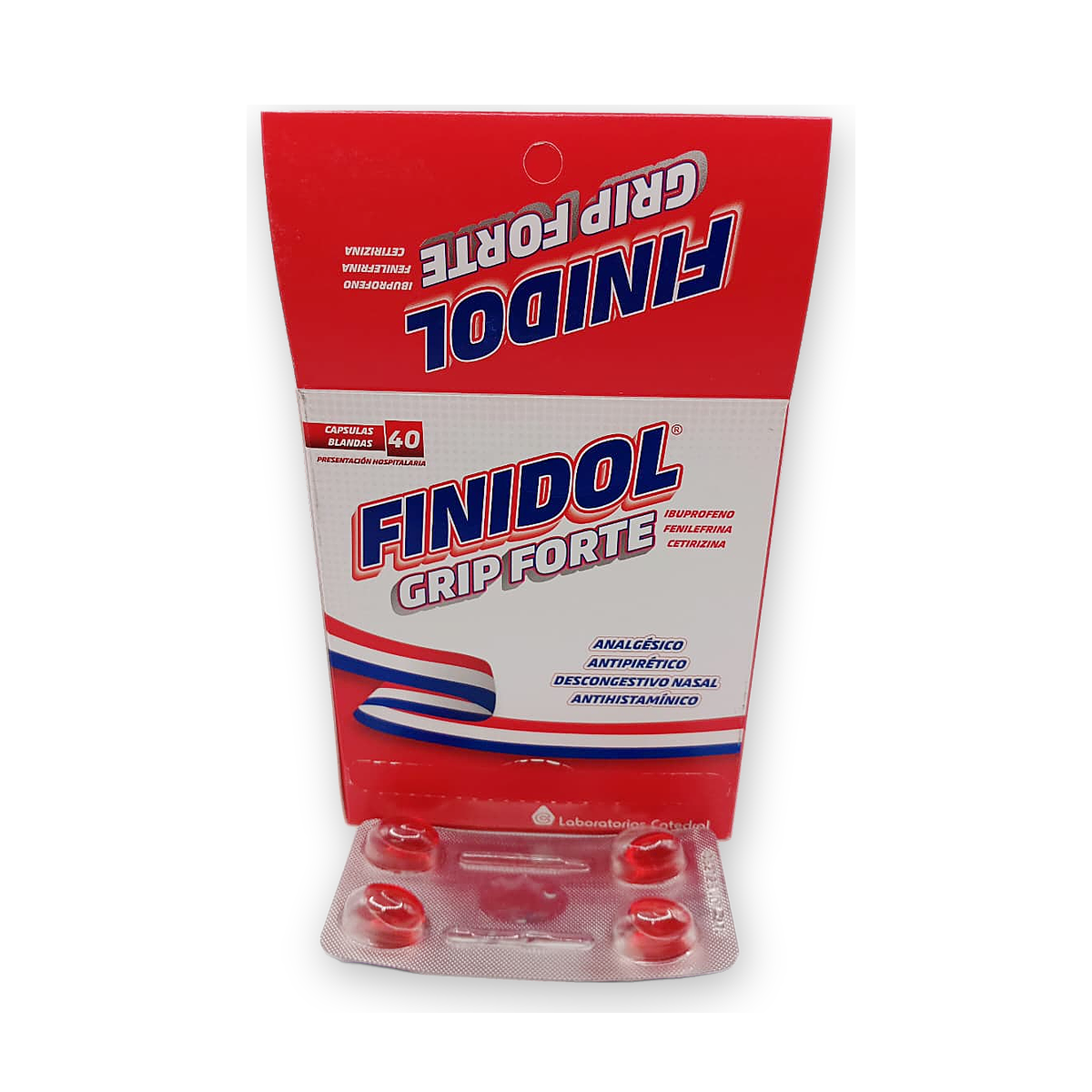 Finidol grip forte caps. x10 blist. x 4 (pres. hosp)