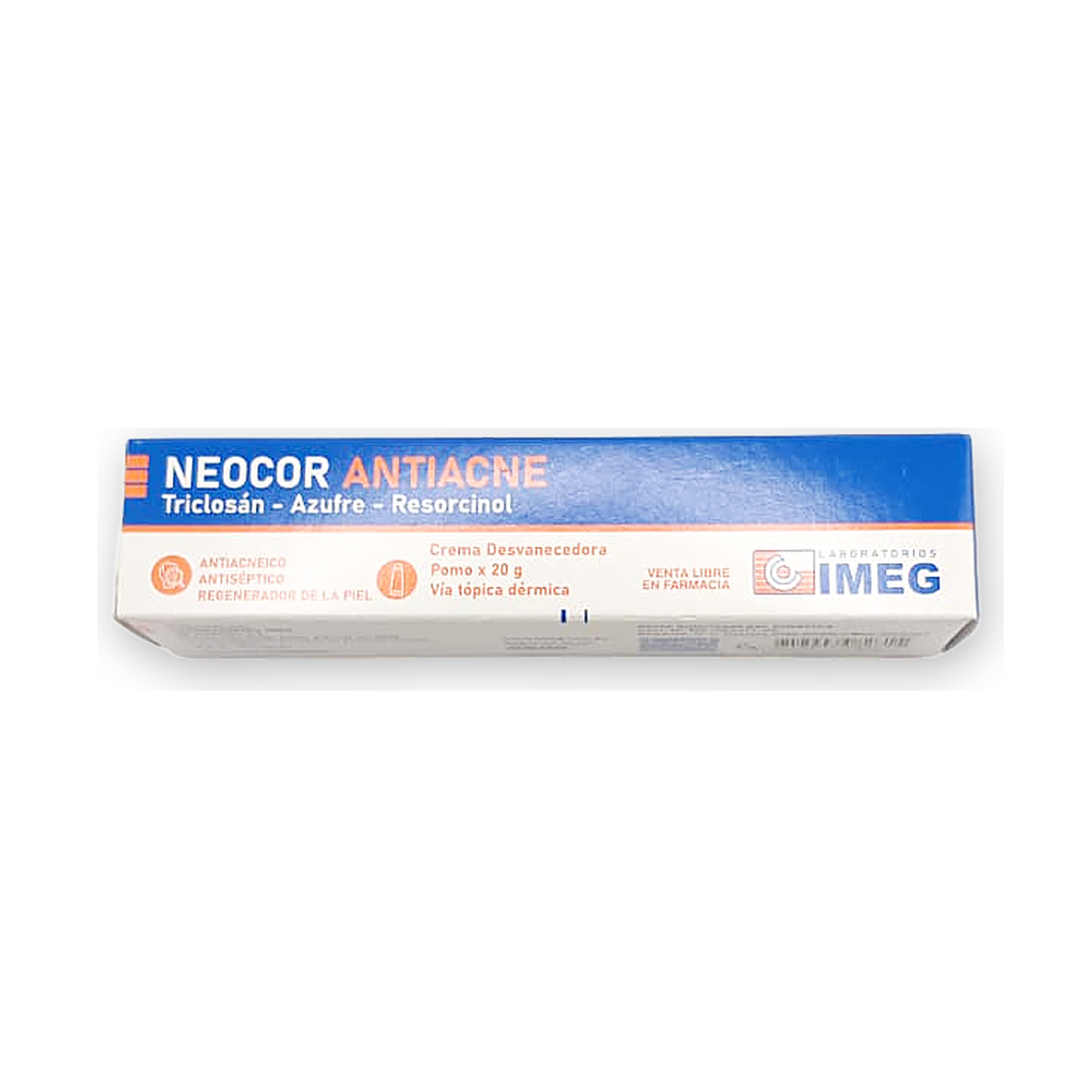 Neocor antiacne crema caja pomo x 20 g.