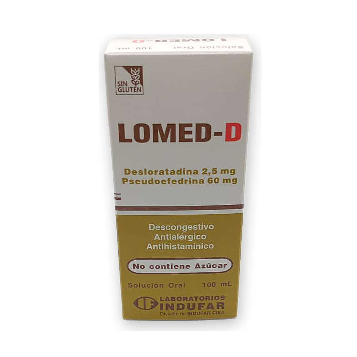 Lomed d sol. oral fco. x 100 ml. + vas. dosif.