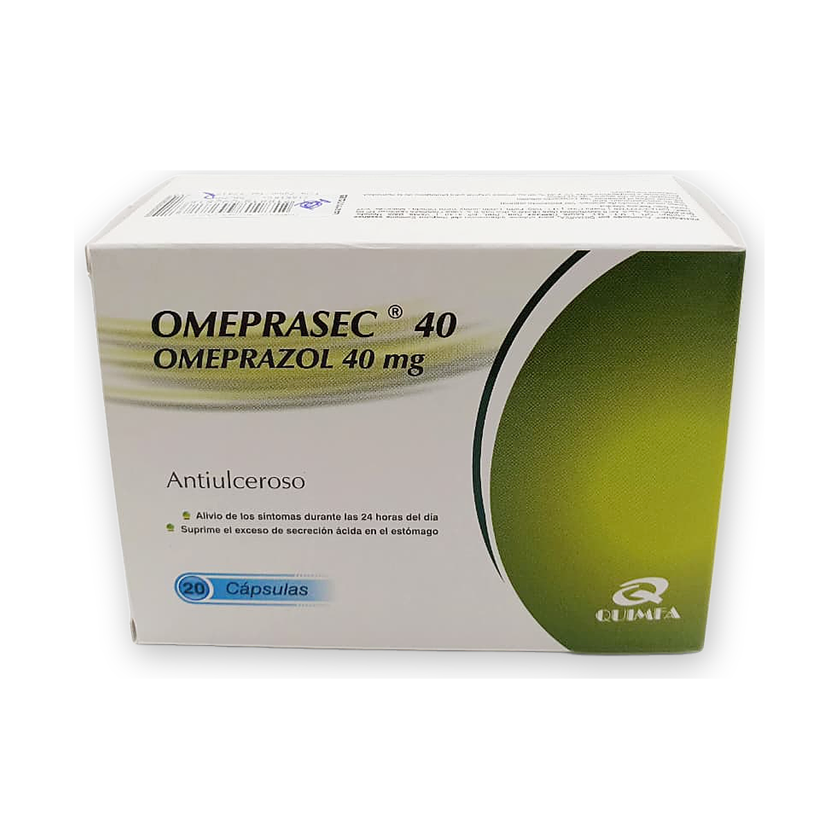 Omeprasec 40 caps. caja x 20
