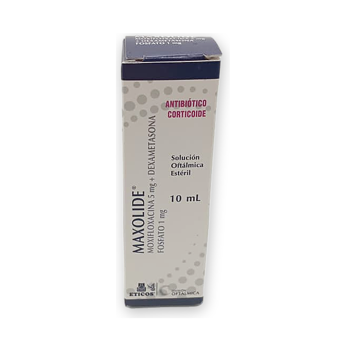 Maxolide sol. oft. est. caja x 1 fco. gotero x 10 ml.