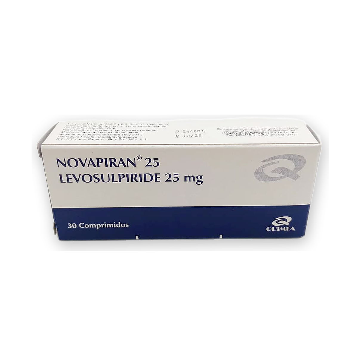 Novapiran 25 comp. caja x 30