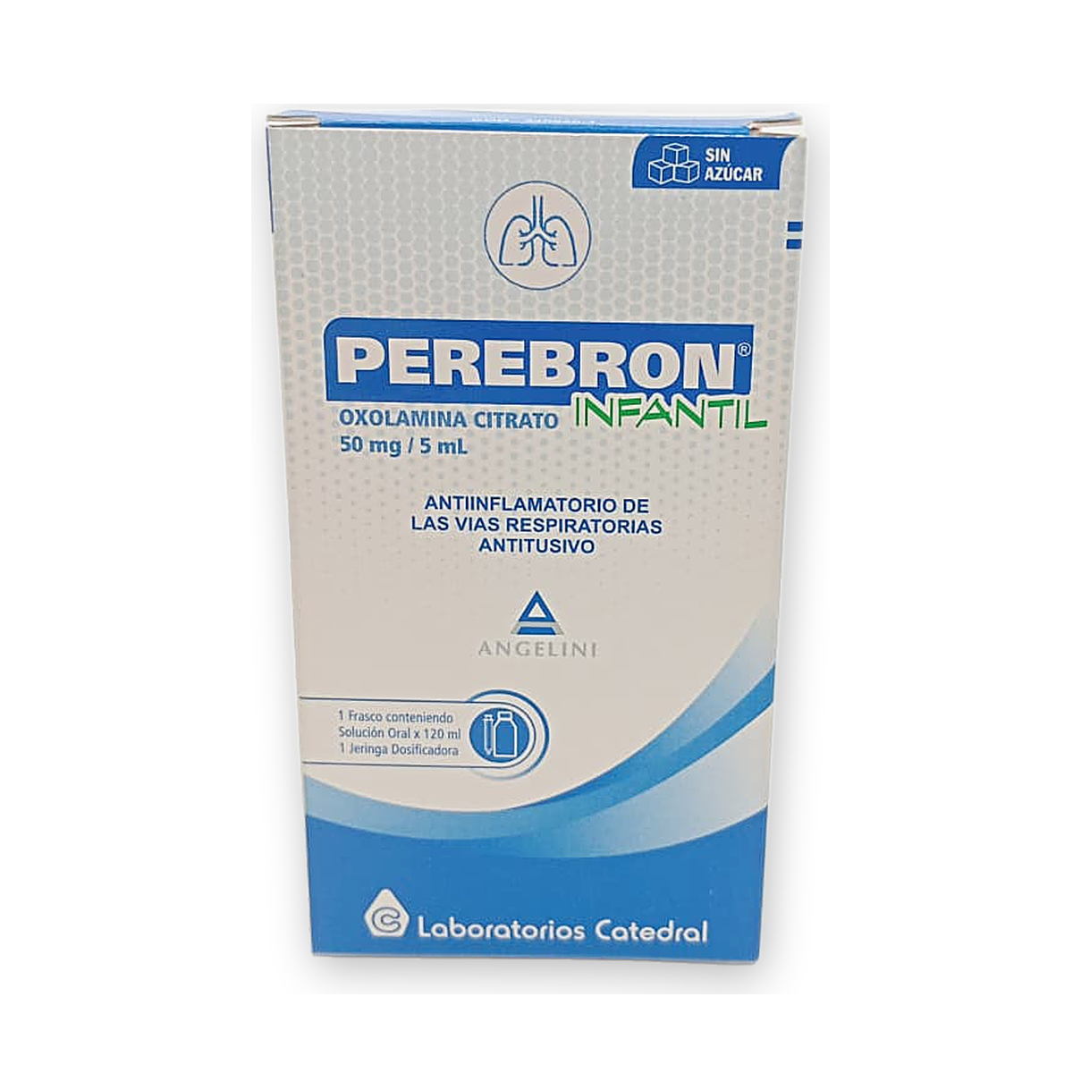 Perebron infantil sol. oral caja fco. x 120 ml. + jer. dosif