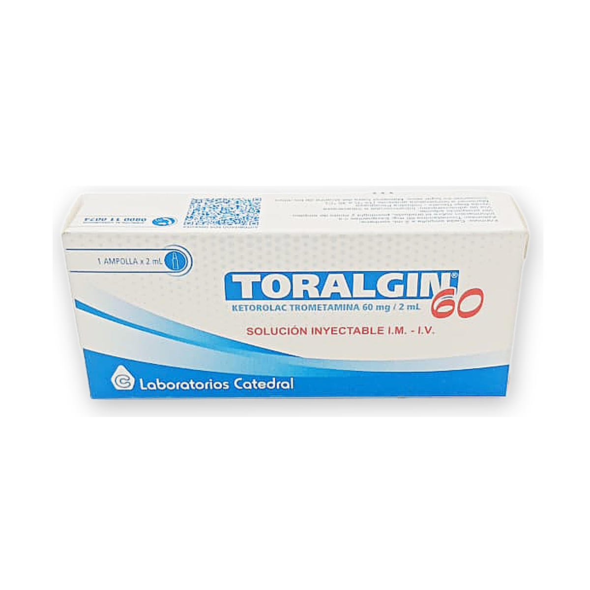 Toralgin 60 sol. iny. caja x 1 amp. x 2 ml.