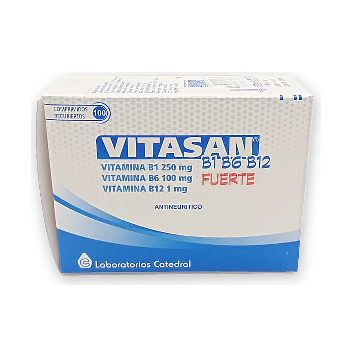 Vitasan b1 b6 b12 fuerte comp. rec. caja x 100 (pres. hosp)