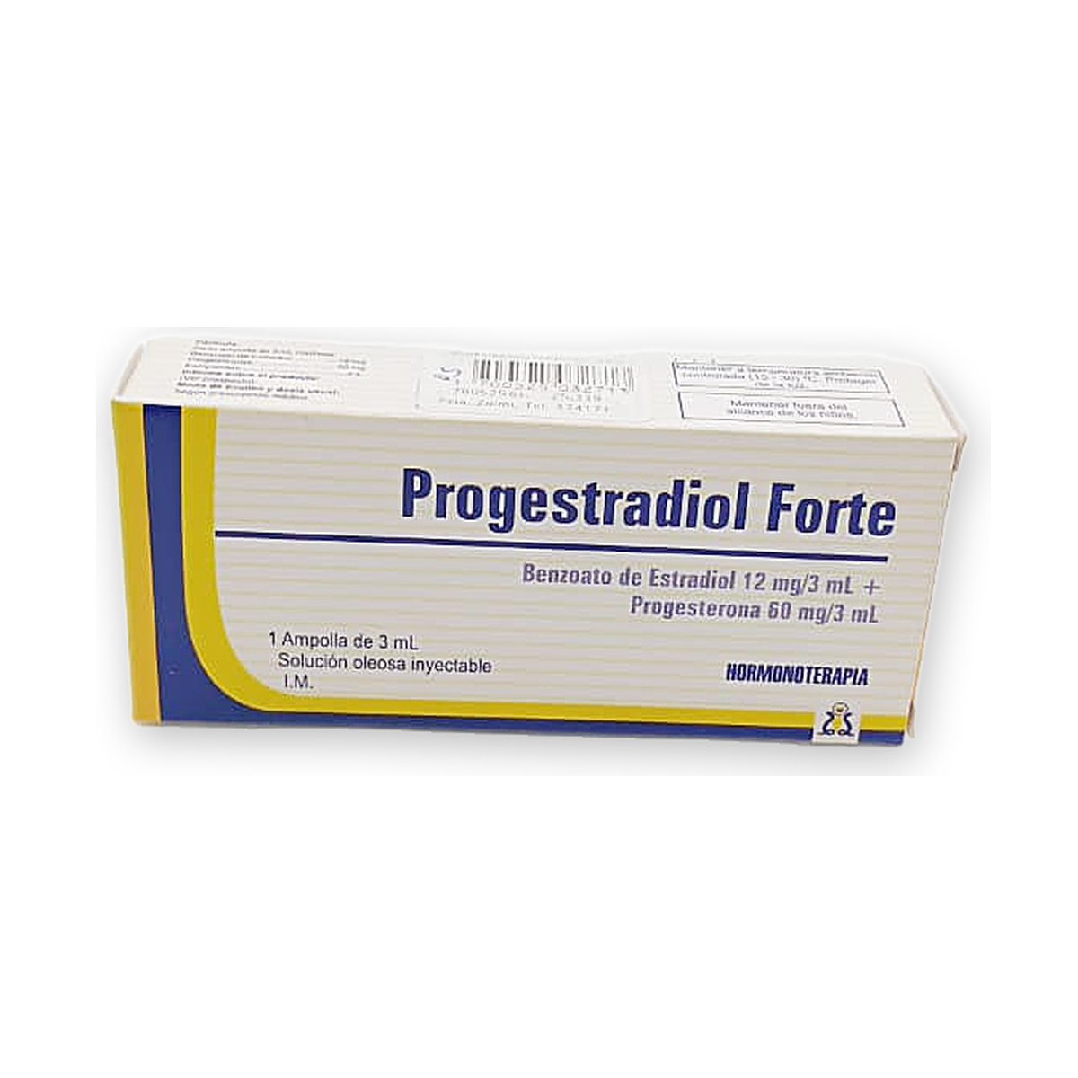 Progestradiol forte sol. oleosa iny. caja x 1 amp. x 3 ml.