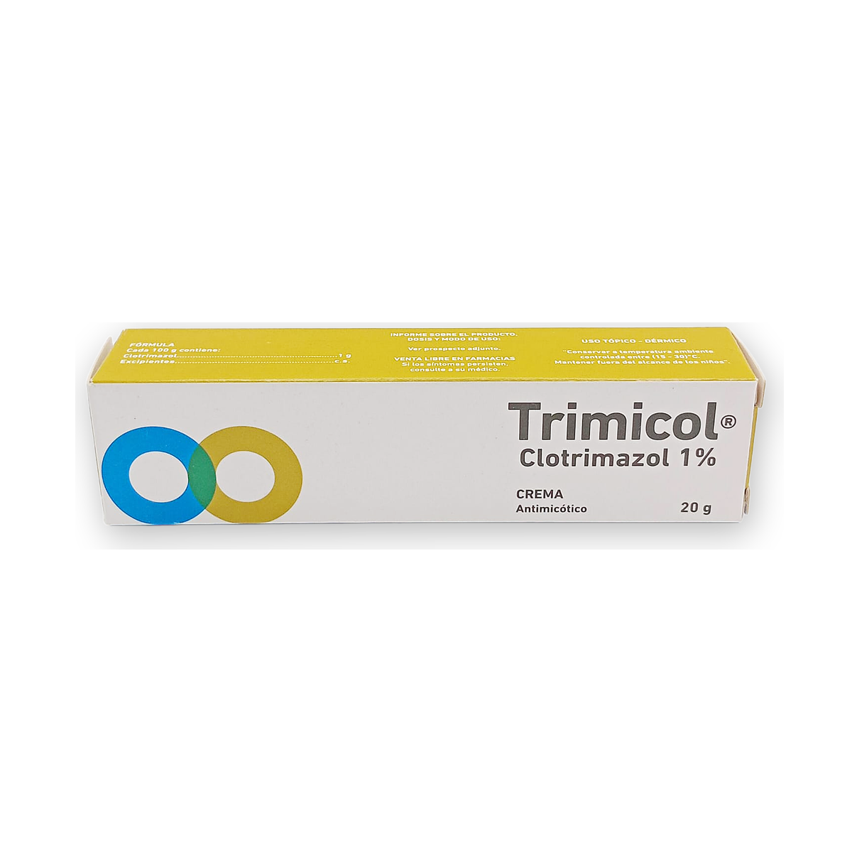 Trimicol crema caja pomo x 20 g.