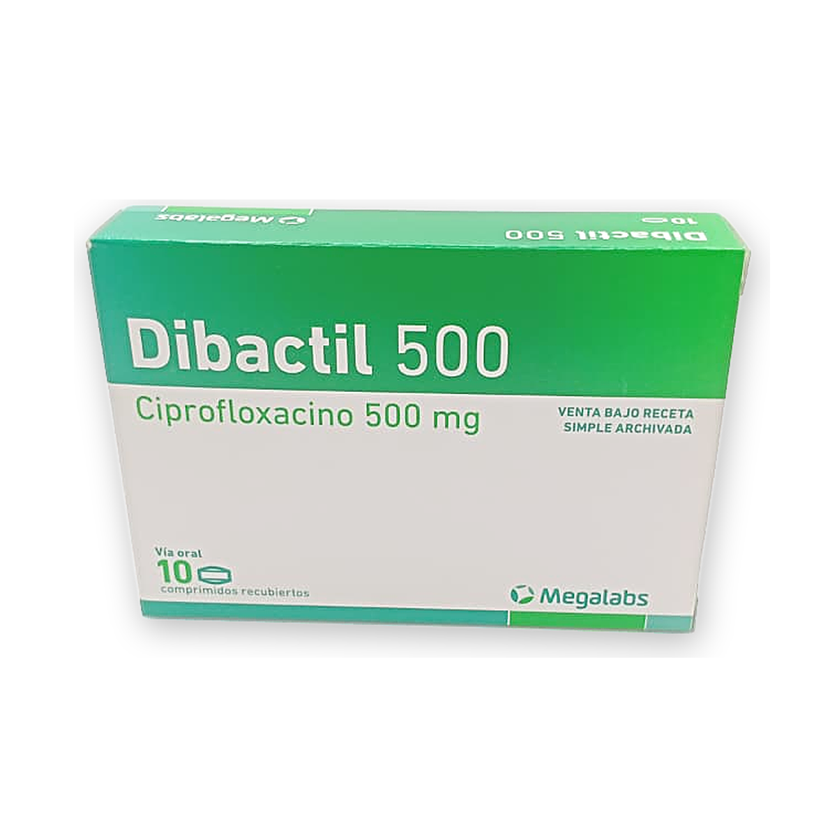 Dibactil 500 mg. comp. rec. caja x 10