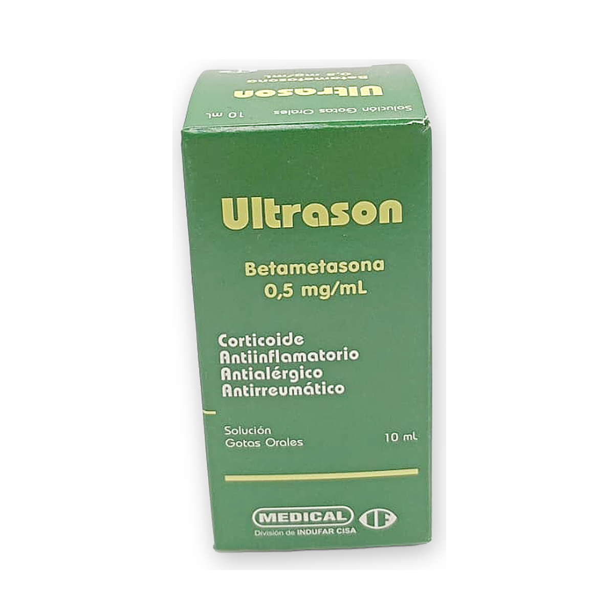 Ultrason sol. gotas orales caja fco. x 10 ml.