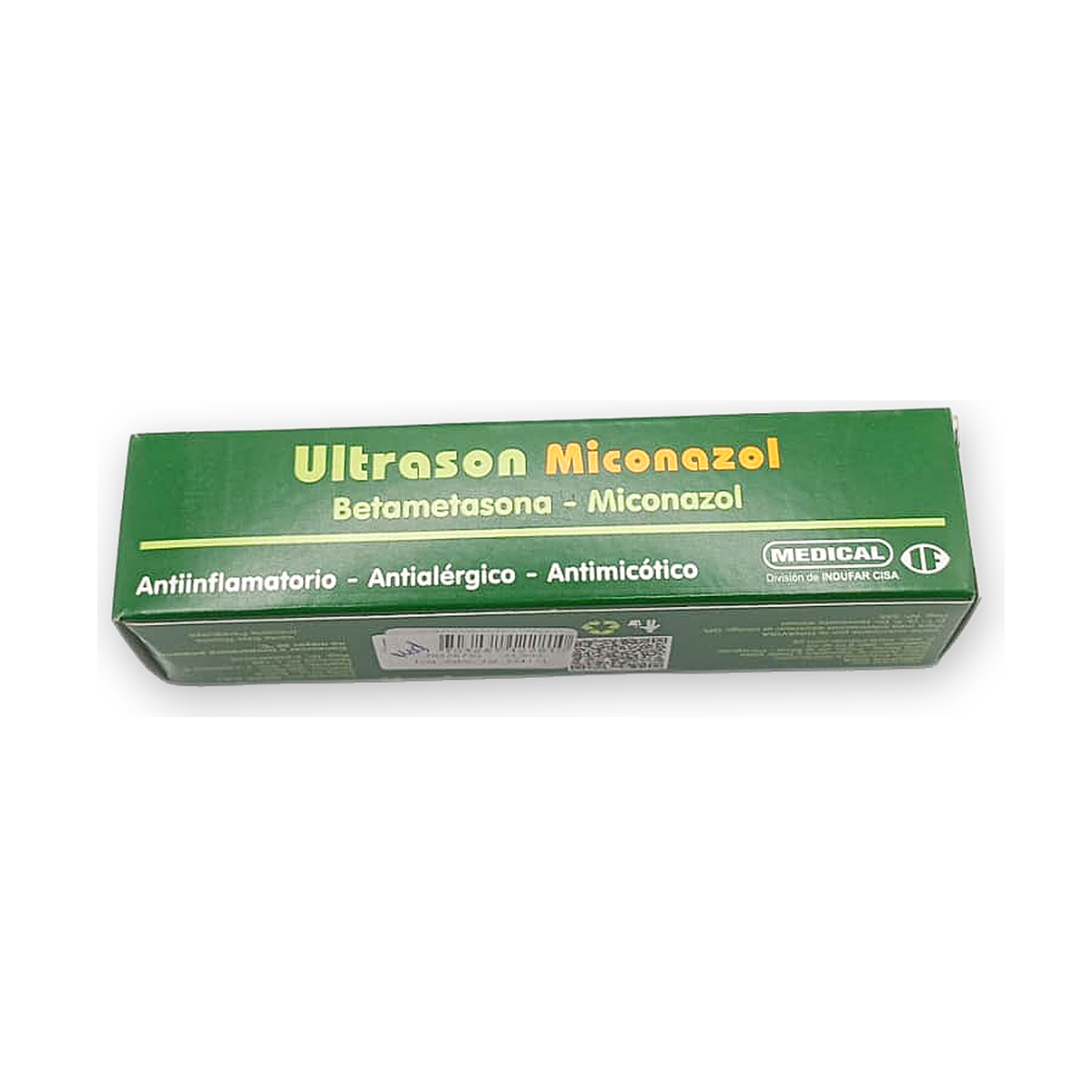 Ultrason miconazol crema caja pomo x 20 g.