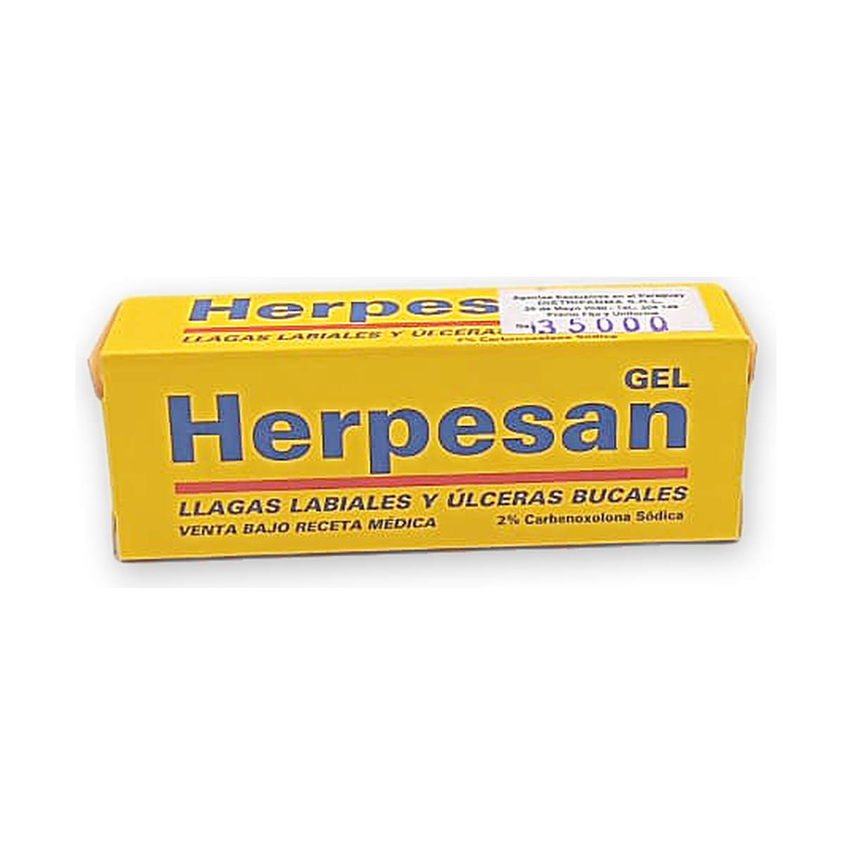 Herpesan gel caja tubo x 5 g.