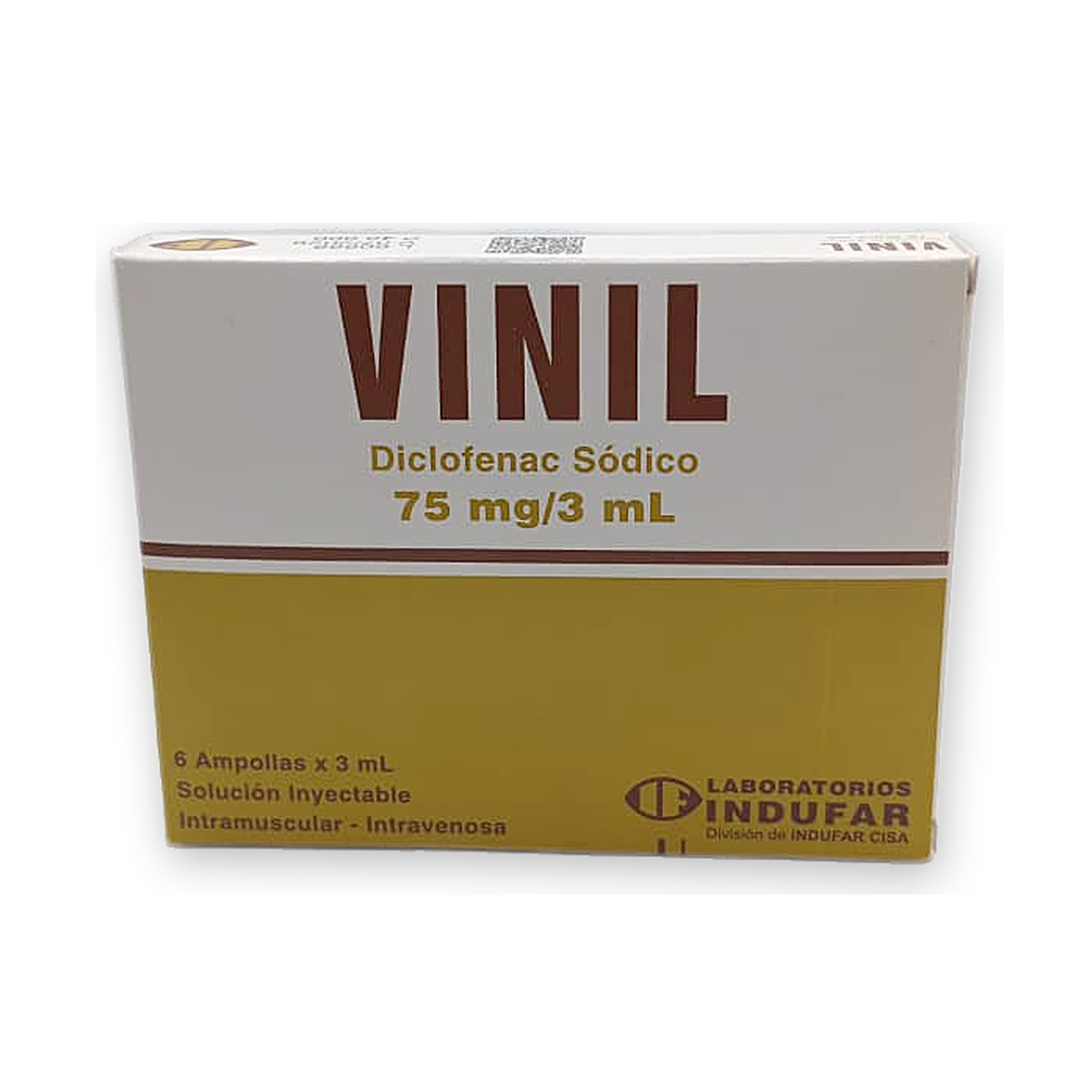 Vinil sol. iny. caja 6 amp. x 3 ml.