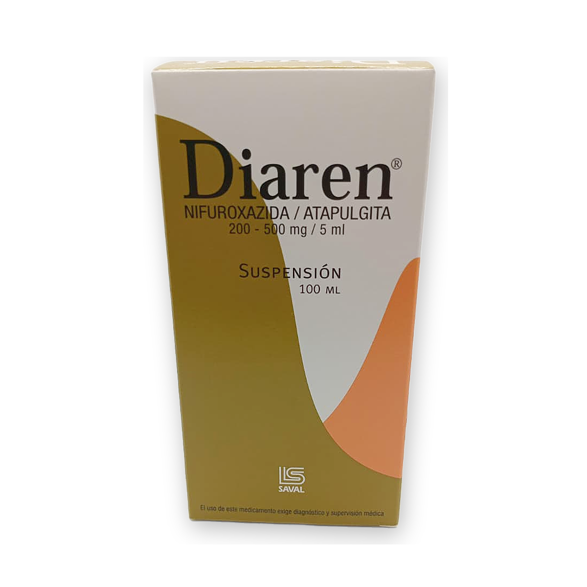 Diaren susp. oral. caja fco. x 100 ml.+ jer. dosif.