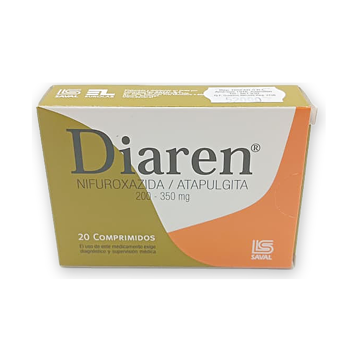 Diaren comp. caja x 20
