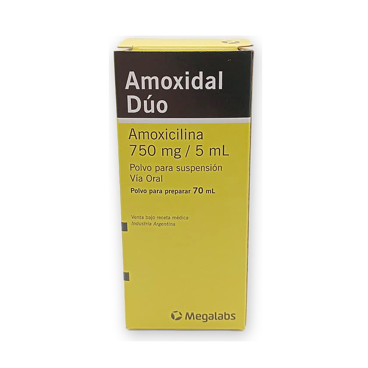 Amoxidal duo polv. p/susp. oral caja fco. x 70 ml. polv. p/p