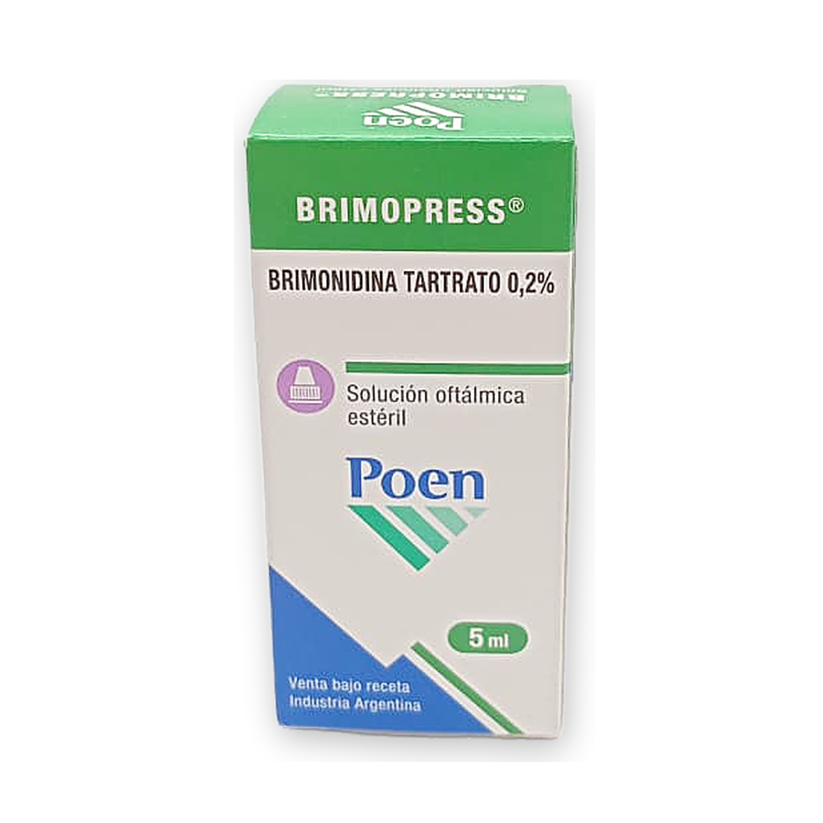Brimopress sol. oft. est. caja fco. x 5 ml.