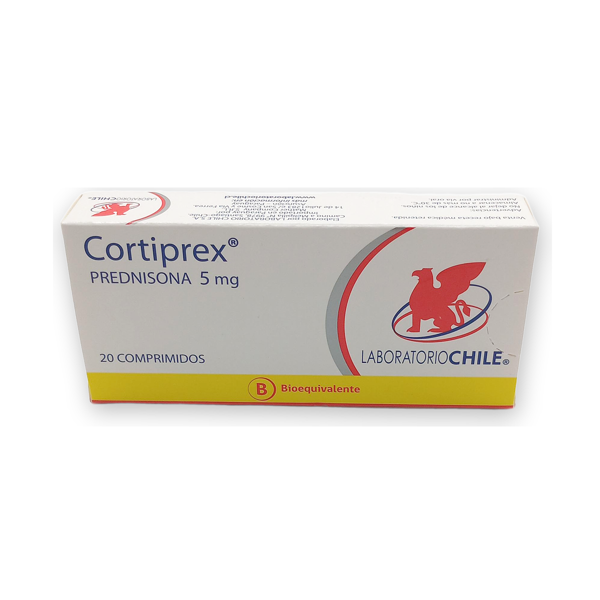 Cortiprex 5 mg. comp. caja x 20