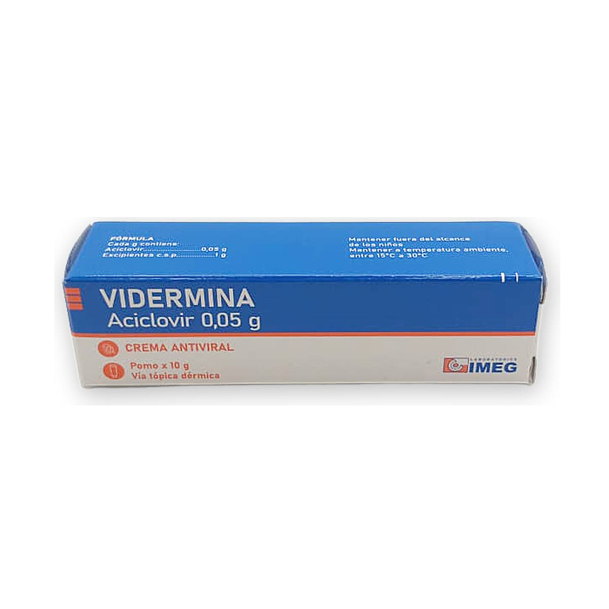 Vidermina crema pomo x 10 g.