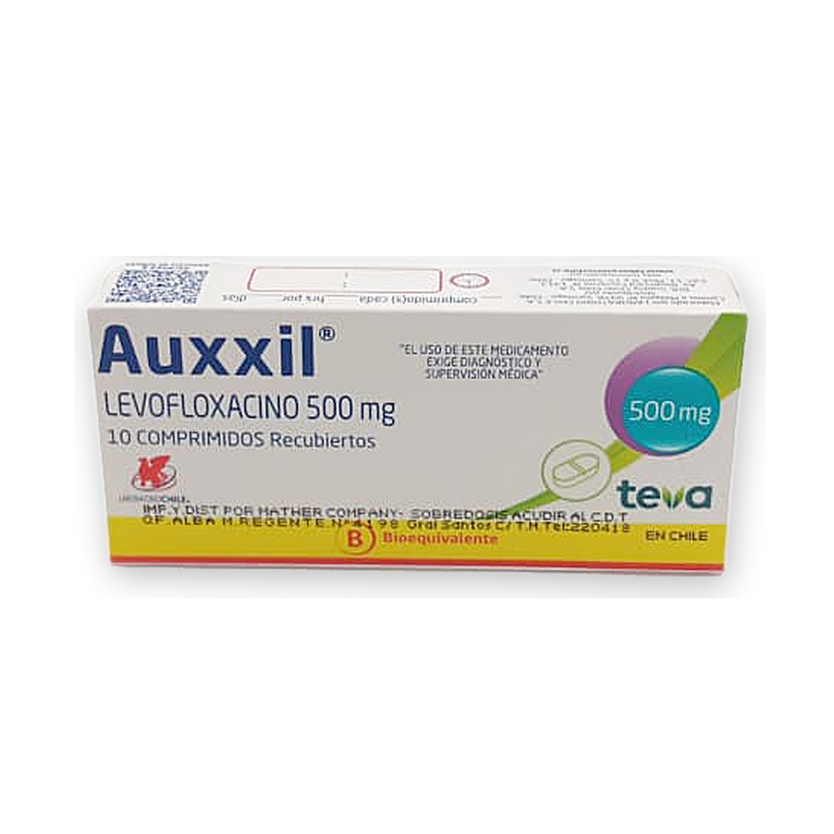 Auxxil 500 comp. rec. caja x 10