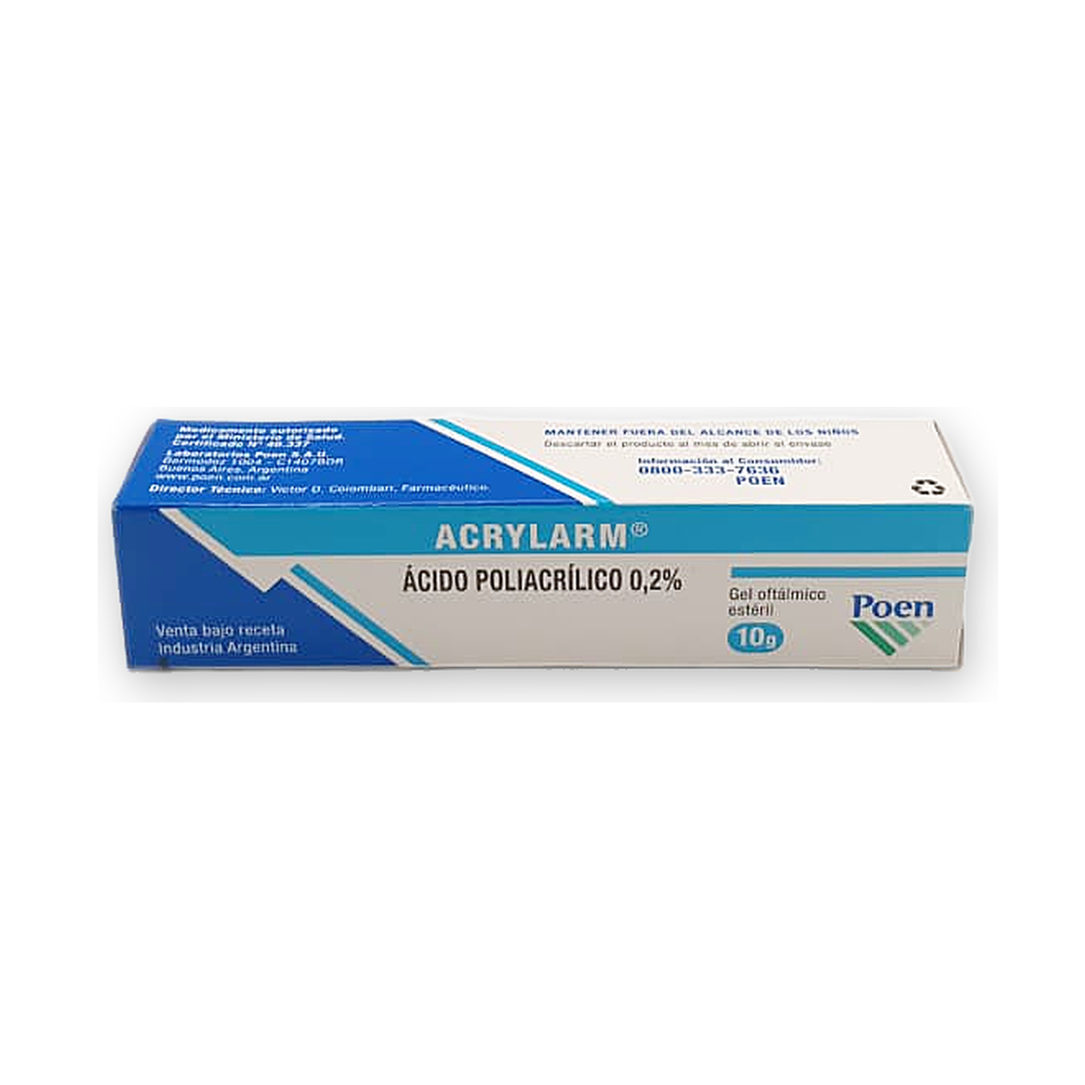 Acrylarm gel oft. caja pomo x 10 g.
