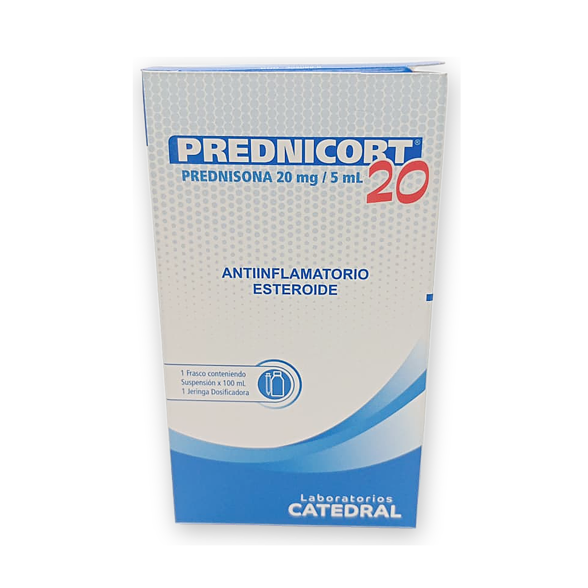 Prednicort 20 susp. caja x 1 fco. x 100 ml.+ jer. dosif