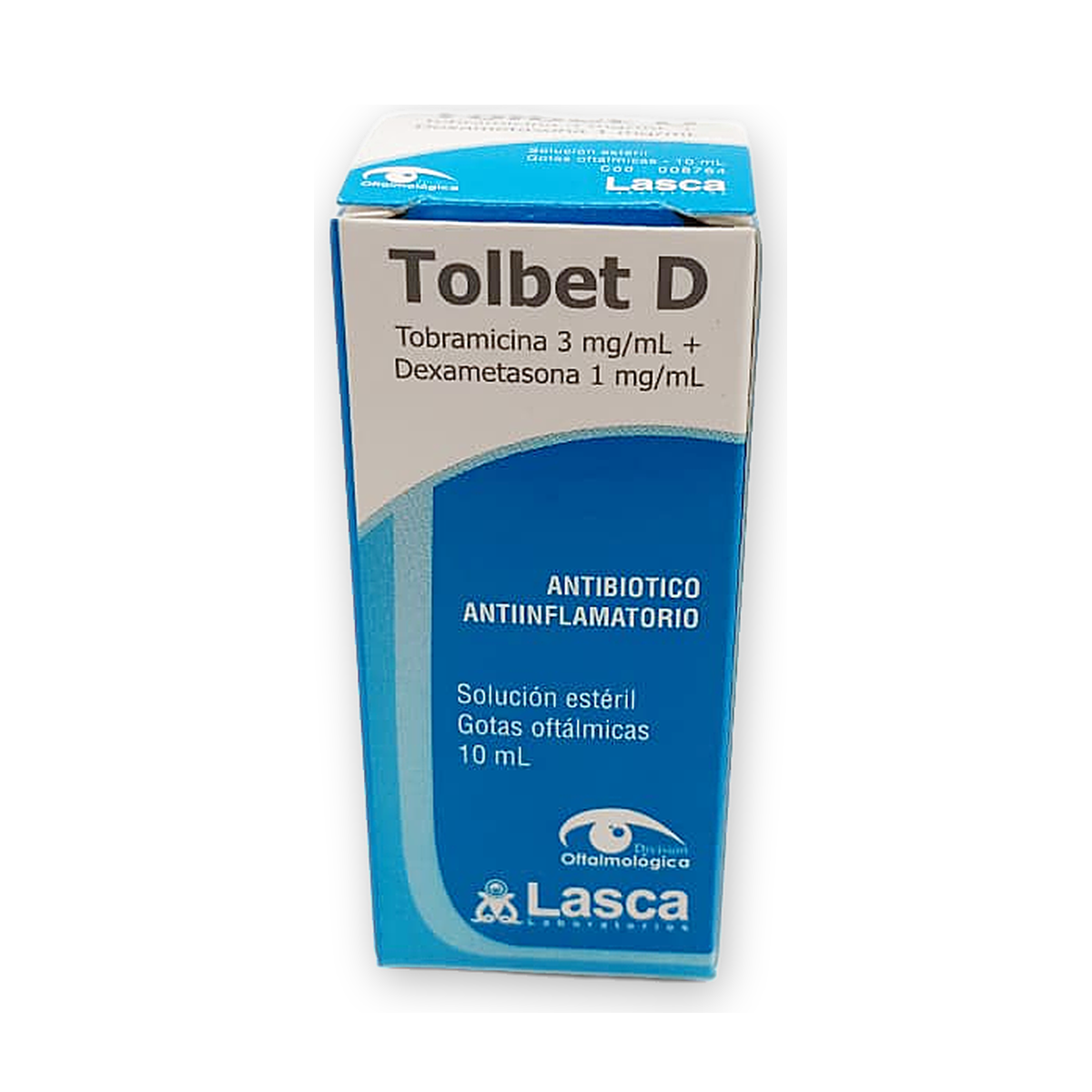 Tolbet d sol. est. gotas oft. caja fco. got. x 10 ml.