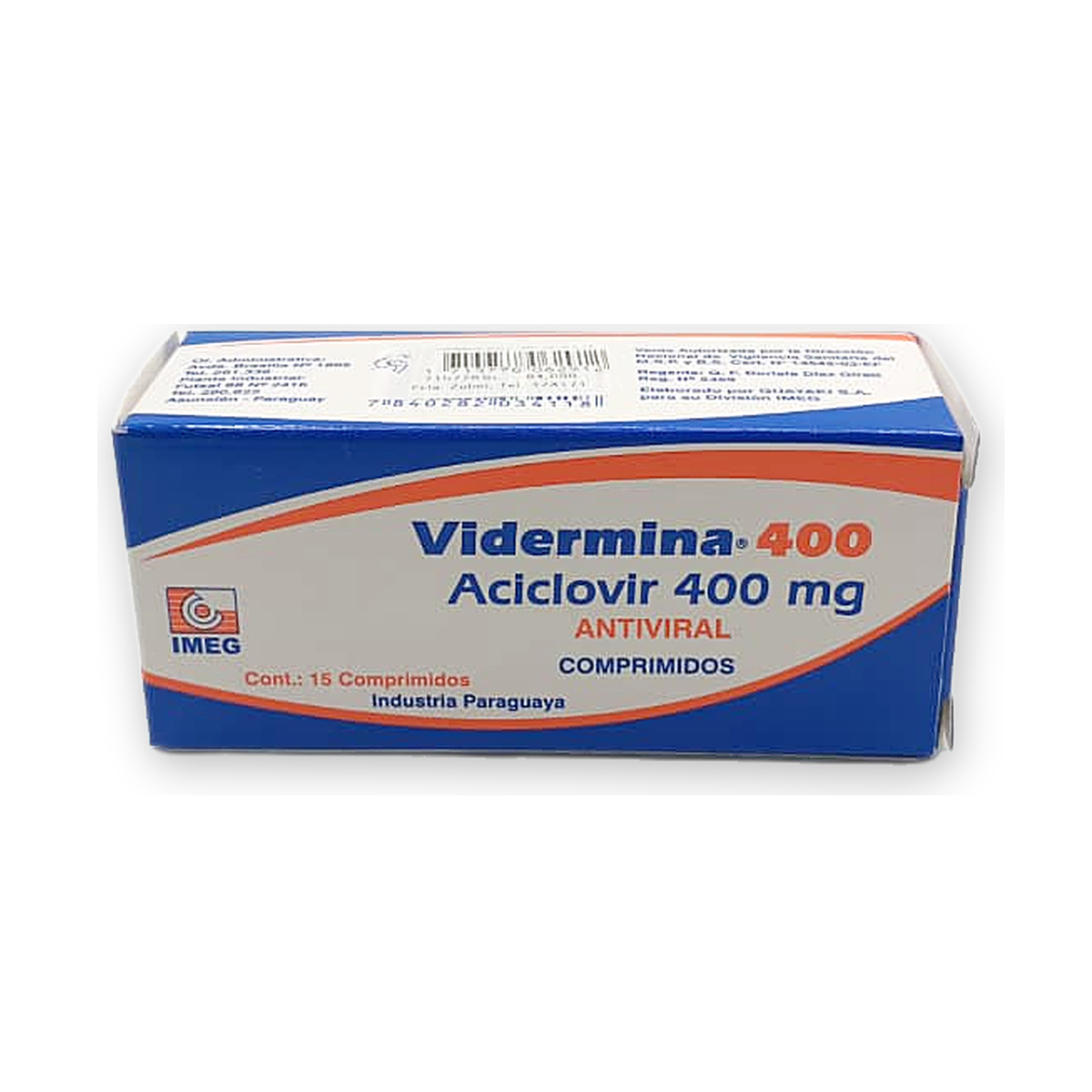 Vidermina 400 comp. caja x 15