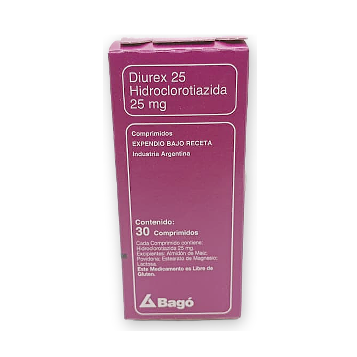 Diurex 25 comp. caja x 30