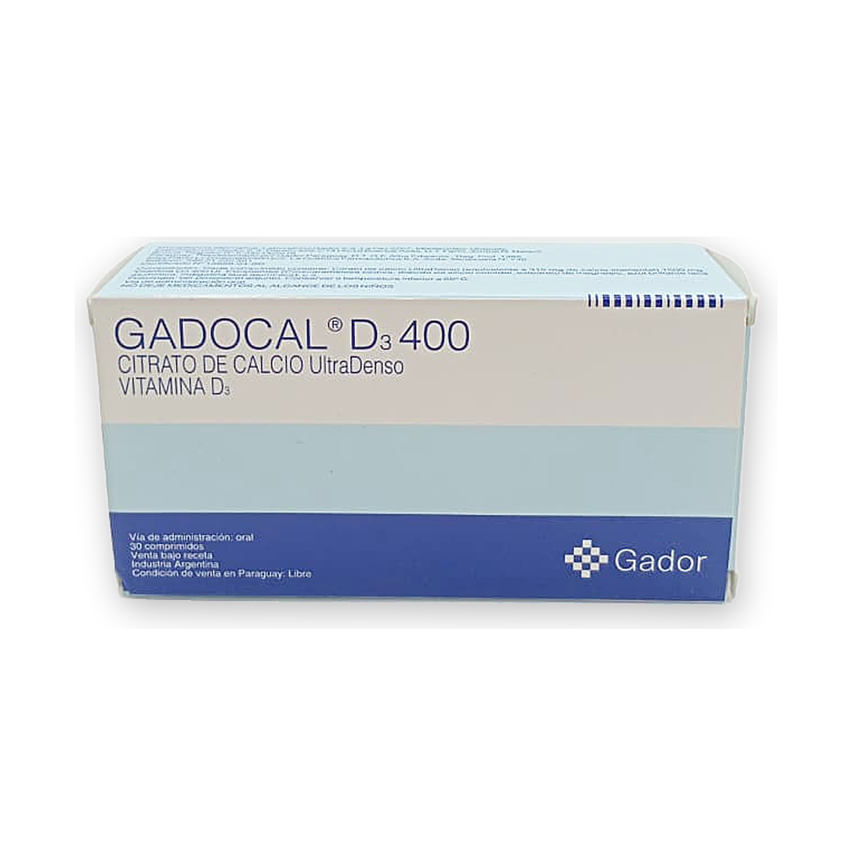 Gadocal d3 400 comp. caja x 30